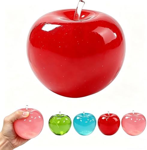 Sensory Apple Squishy, Calming Jumbo Squeeze Toy