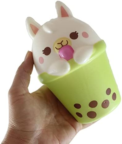 Boba Llama Squishy, Jumbo Slow Rising Bubble Tea Toy