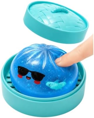 Cool Shark Dumpling Squishy Sunglasses Bao Bun Squeeze Toy
