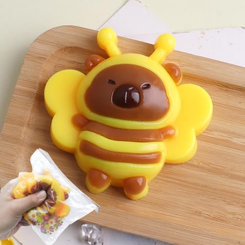 Mochi Bee Squishy Soft Honey Slow Rising Sensory Toy