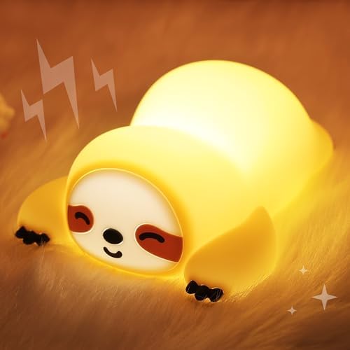 Stress Relief Sloth Squishy Light - Soft Squeeze Glow Lamp