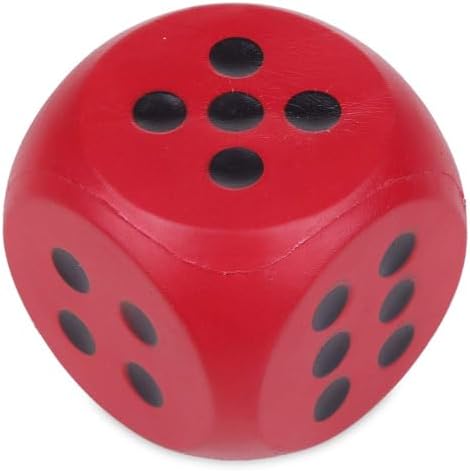Kawaii Dice Squishy, Red 3.9 Inch Slow Rising Squishy Toy