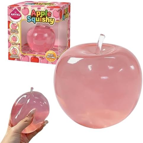 Soft Apple Squishy, Pillowy Oversized Squeeze Toy