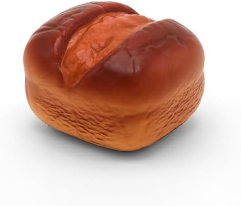 Chocolate Bread Squishy Cracked Roll Slow Rising Toy