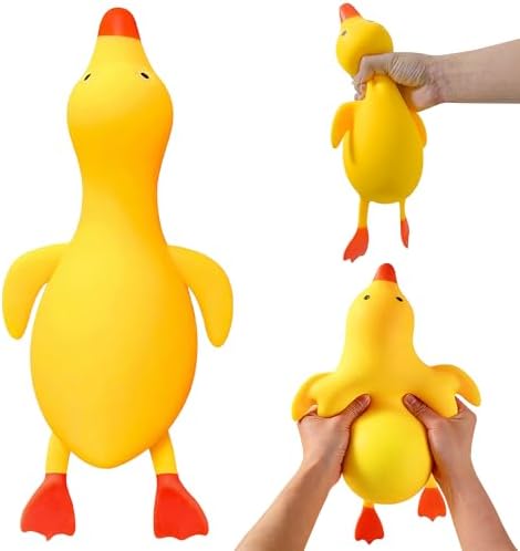 Jumbo Squishy Duck, Ultra-Soft Big Two-Hand Squeeze