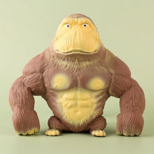 Jumbo Monkey Squishy 8 Inch Stretchy Gorilla Squeeze Toy