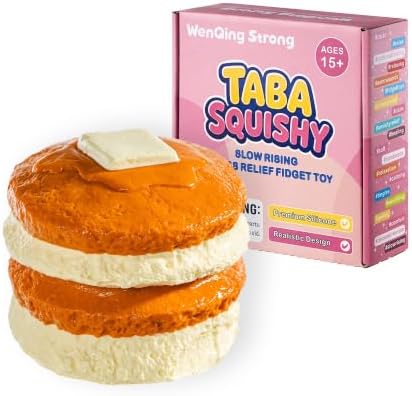 Jumbo Pancake Squishy With Buttery Slow Rising Squeeze