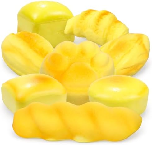 8 Pack Bread Squishy - Bulk Bakery Slices for Sharing