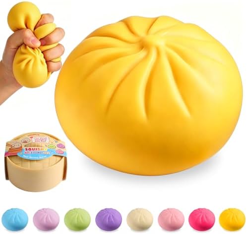 Kawaii Dumpling Squishy Cute Smiley Squeeze Toy