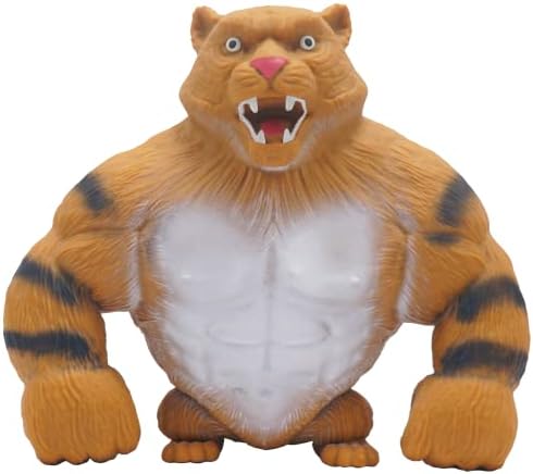 Stretchy Tiger Squishy Squeeze Toy for Stress and Anxiety Relief