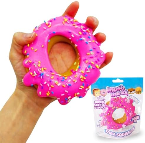 Jumbo Donut Squishy Soft Sticky Layered Squeeze Toy