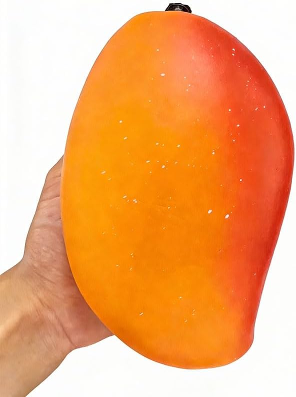 Orange Mango Squishy Slow Rising Squeeze Sensory Toy