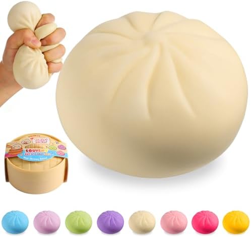 Kawaii Dumpling Squishy Cream Bao Bun Squeeze Stress Toy