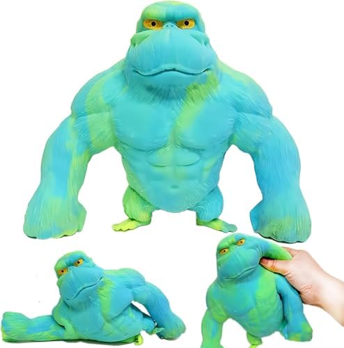 Aqua Monkey Squishy Stretchy Gorilla Squeeze Fidget Toy