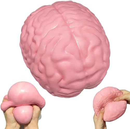 Moldable Brain Squishy Giant Squeeze Stress Toy
