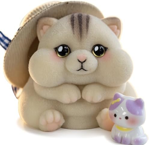 Chubby Cat Mochi Squishy, Soft Slow Rising Stress Toy