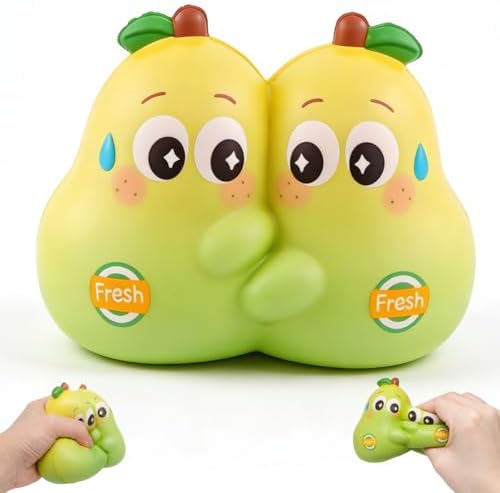 Kawaii Pear Squishy Slow Rising Squeeze Stress Toy