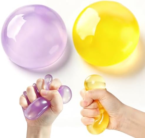 2 Pack Coconut Squishy Slow Rising Squeeze Stress Balls