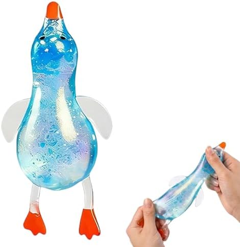Mini Duck Squishy, Pocket-Size Squeeze Stress Toy