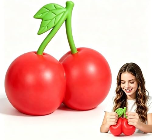 Jumbo Cherry Squishy Slow Rising Stress Relief Fidget Toy