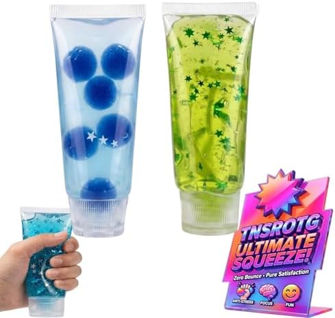 2 Pack Toothpaste Squishy, Soft Slow-Rise Squeeze Set