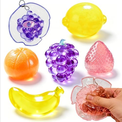 Fruit Orange Squishy 5 Pack Slow Rising Squeeze Toys