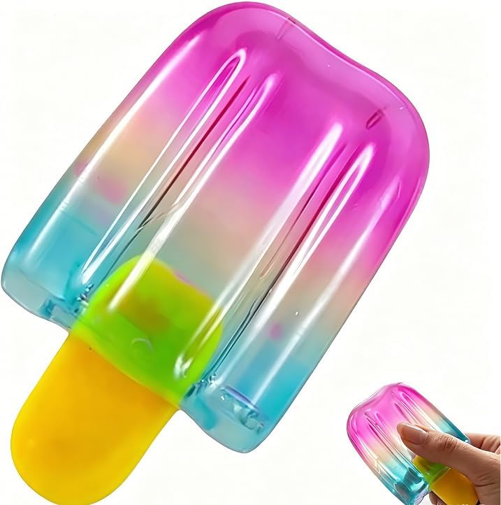 Squeeze Ice Cream Squishy Popsicle Toy for Busy Hands