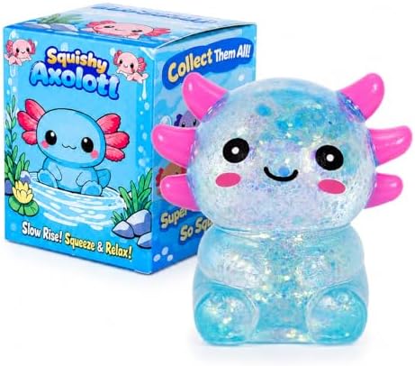 Stress Ball Axolotl Squishy — Firm Squeeze Toy