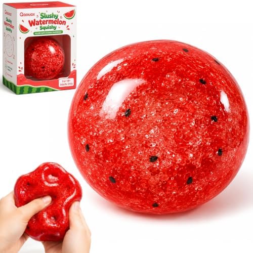 Jumbo Watermelon Squishy Slushy Ball Soft Squeeze Stress Toy