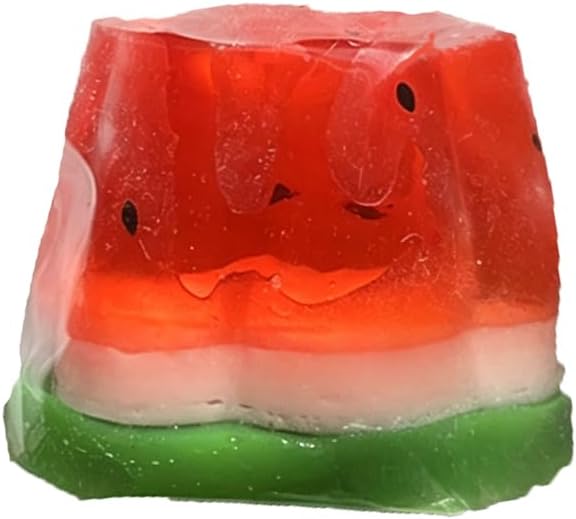 Jelly Watermelon Squishy Slice Soft Squeeze Stress Relief Toy
