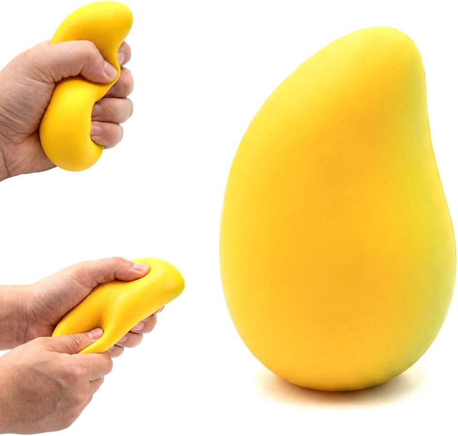 Jumbo Mango Squishy Giant Soft Slow Rising Squeeze Toy