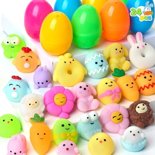 Spring Animal Egg Squishy, 24 Prefilled Surprise Eggs