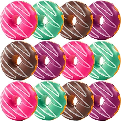 12 Pack Donut Squishy Party Favors That Bounce Back