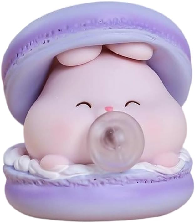 Kawaii Macaron Squishy Bunny Bubble Slow Rising Sensory Toy