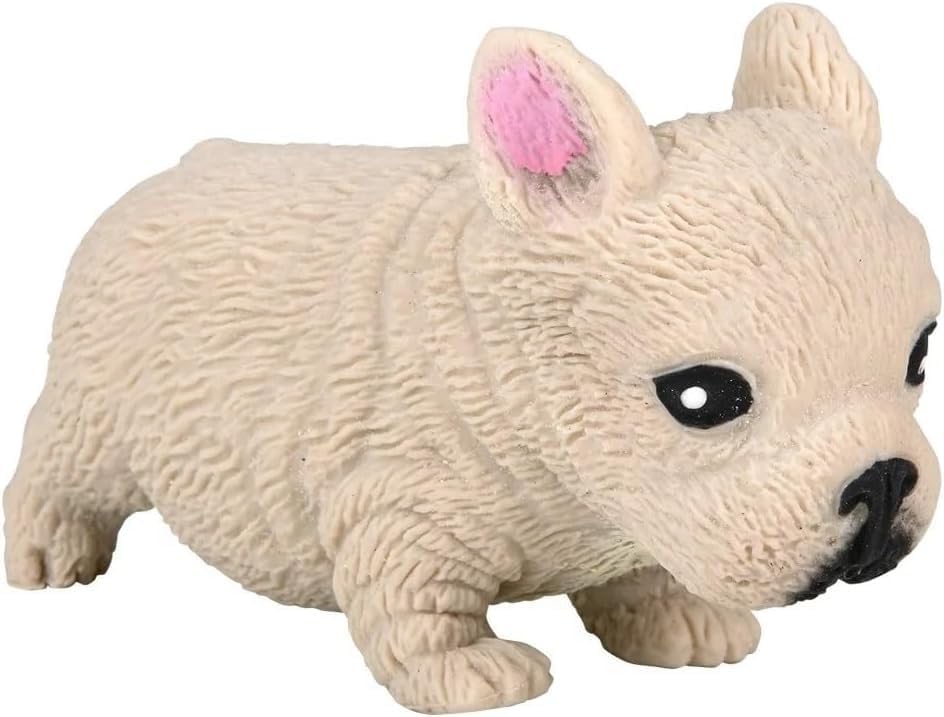 Cream Frenchie Dog Squishy, Stretchy French Bulldog Toy
