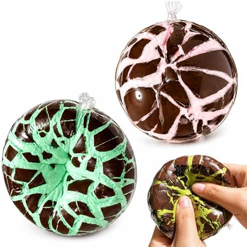 Mint and Berry Chocolate Squishy Crackle Balls 2 Pack