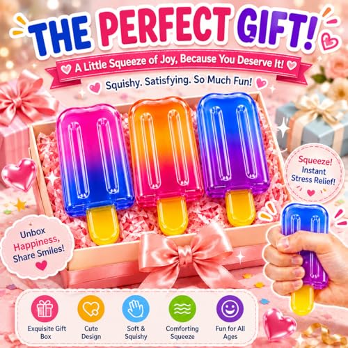 Ice cream squishy gift set packaging