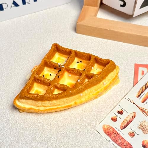 Realistic Waffle Squishy Soft Squeeze Fidget Stress Toy