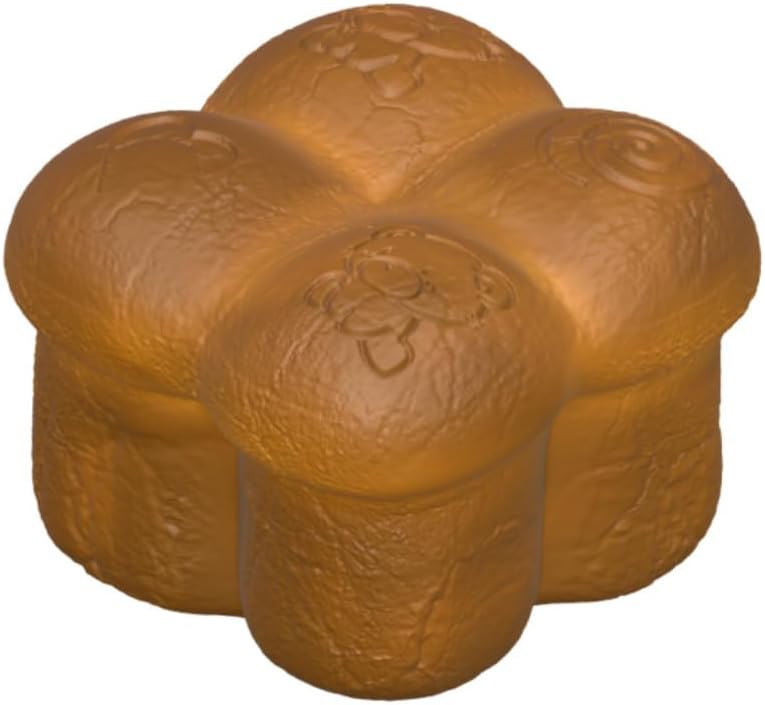 Chocolate Bread Bear Squishy Slow Rising Bun Squeeze Toy