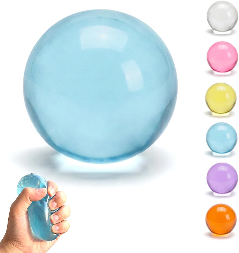Clear Coconut Oil Squishy, See-Through Slow-Rise Toy