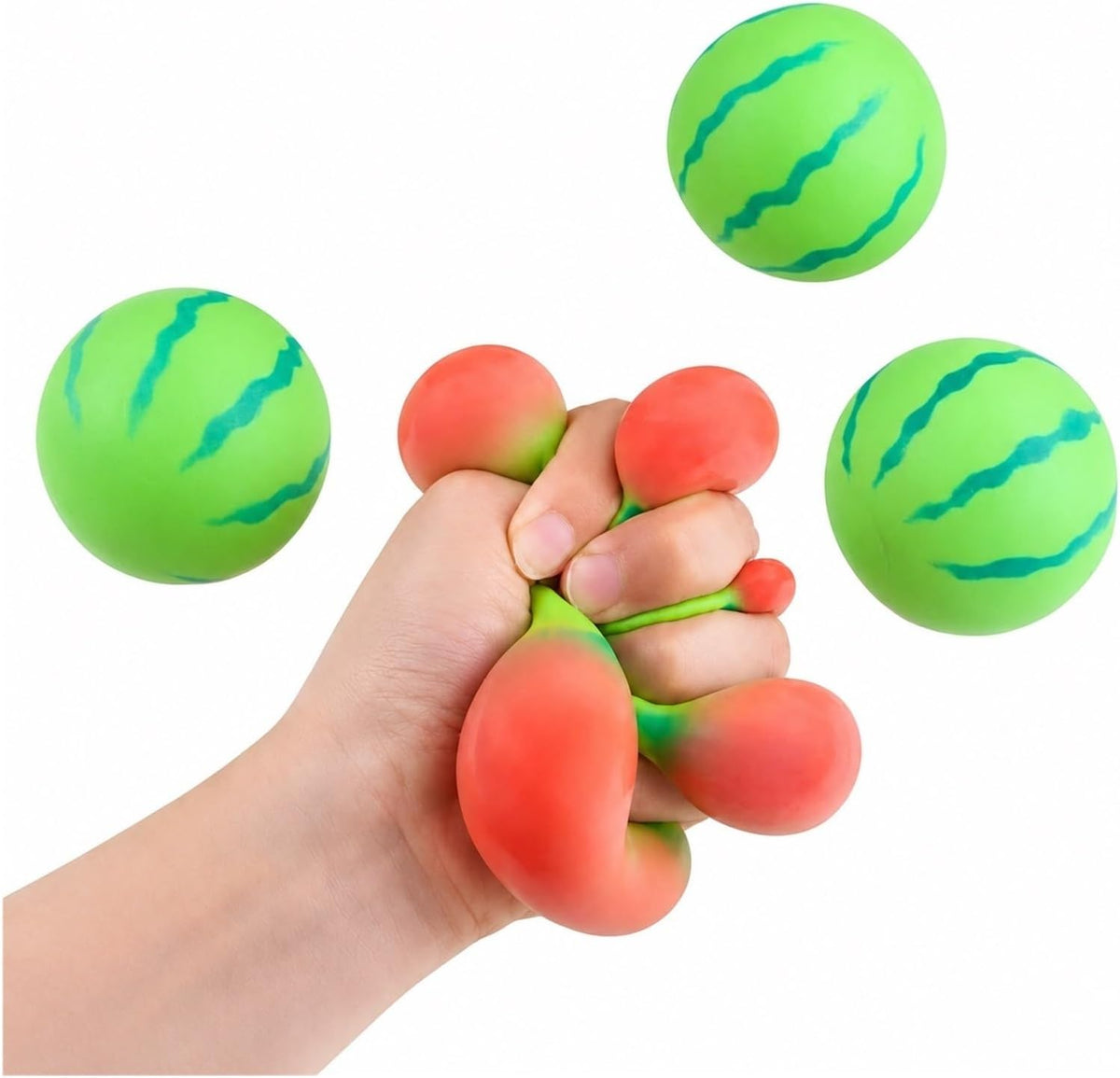 Watermelon Mesh Squishy Ball Color Changing Squeeze Toy