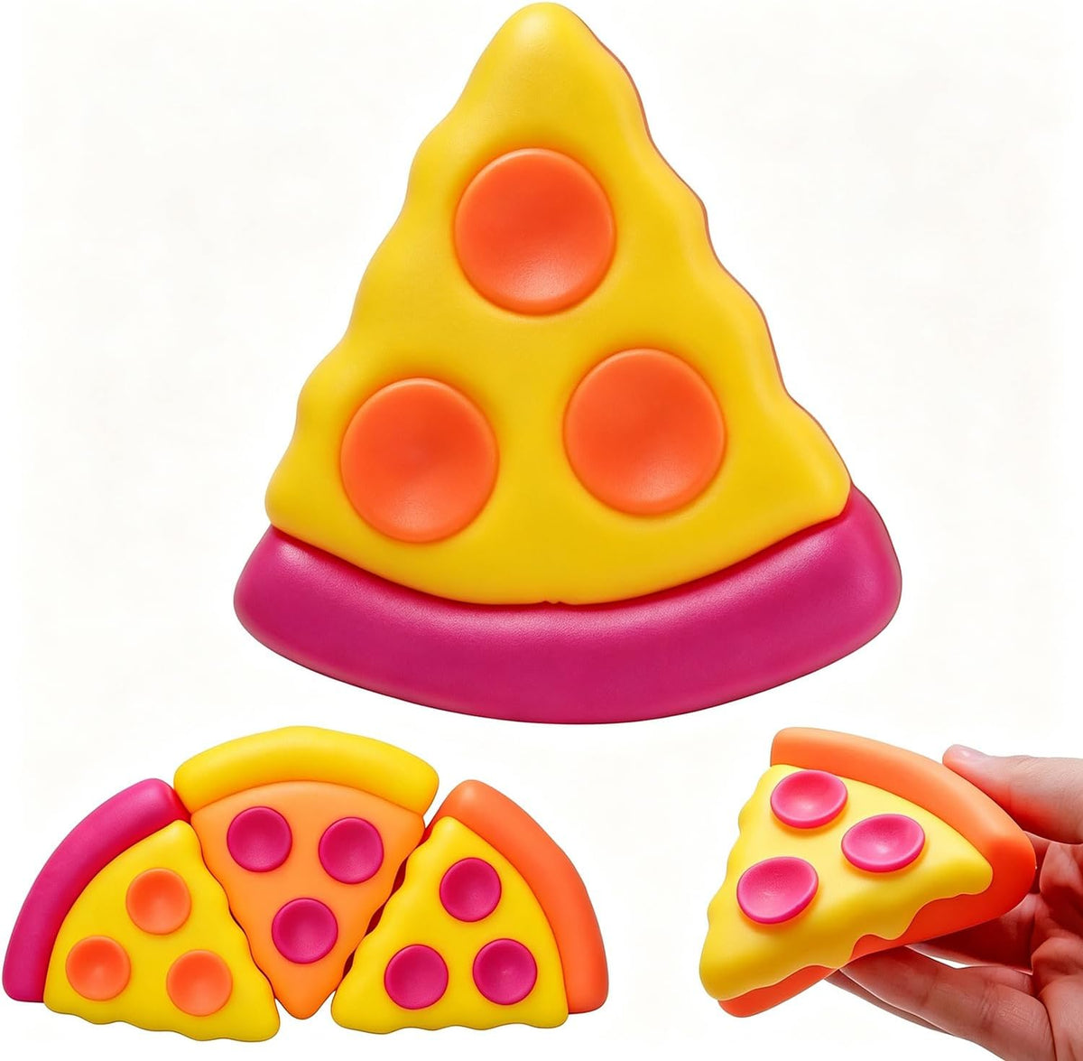 Slow Rising Pizza Squishy, Ultra-Soft Squeeze Toy for Calm Hands