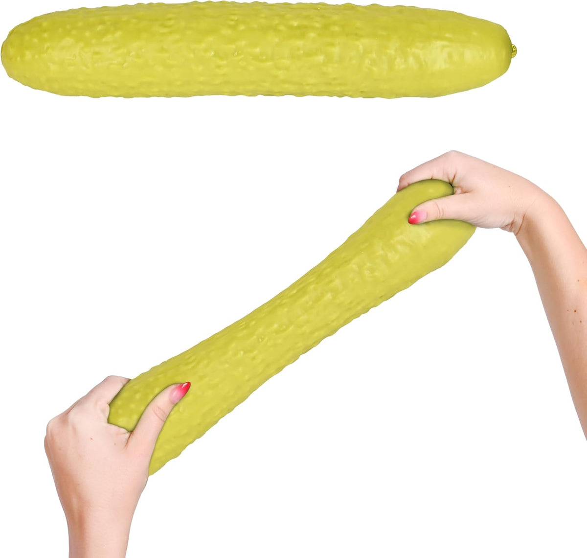 12 Inch Pickle Squishy, a Foot-Long Squeeze Toy