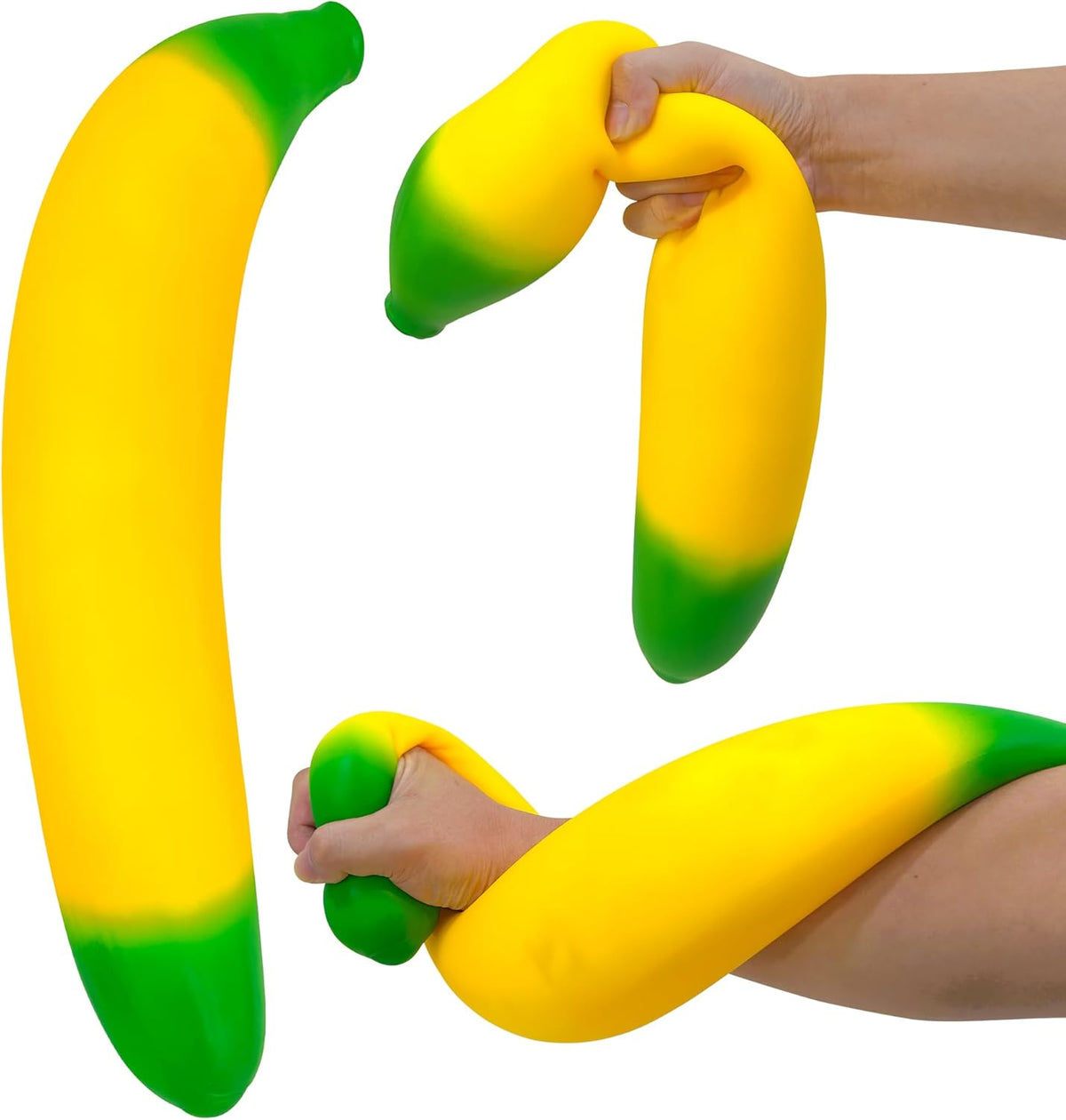 Large Banana Squishy, Big Soft Fruit That Slowly Puffs Back