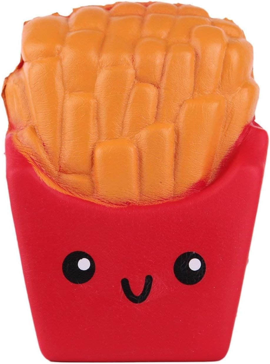 Jumbo French Fries Squishy, Soft Slow-Rise Squeeze Snack Toy