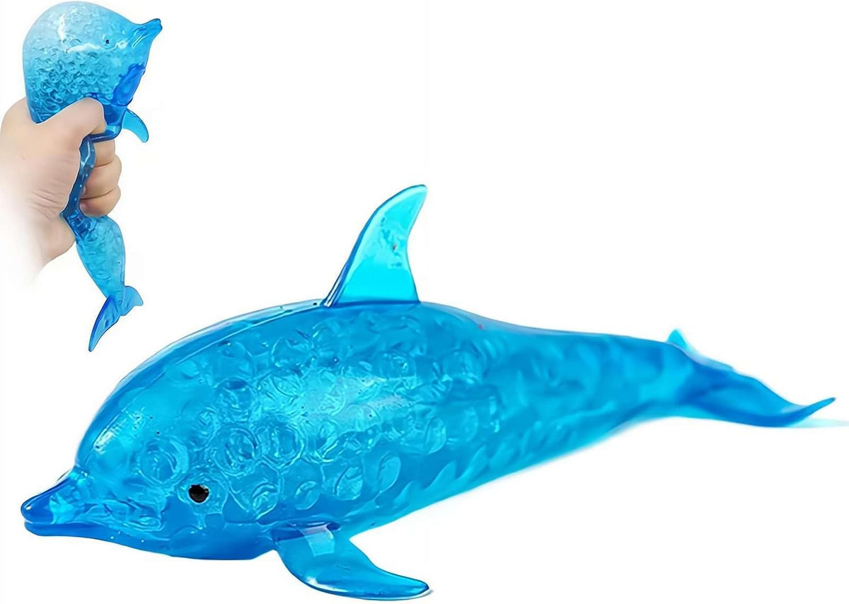 Jumbo Dolphin Squishy - Squeezy Water Bead Stress Ball Toy