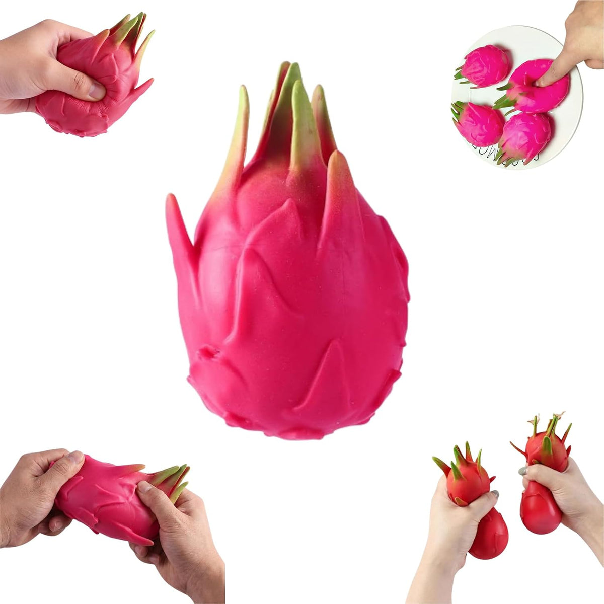Dragon Fruit Squishy Stress Ball Soft Slow Rising Toy