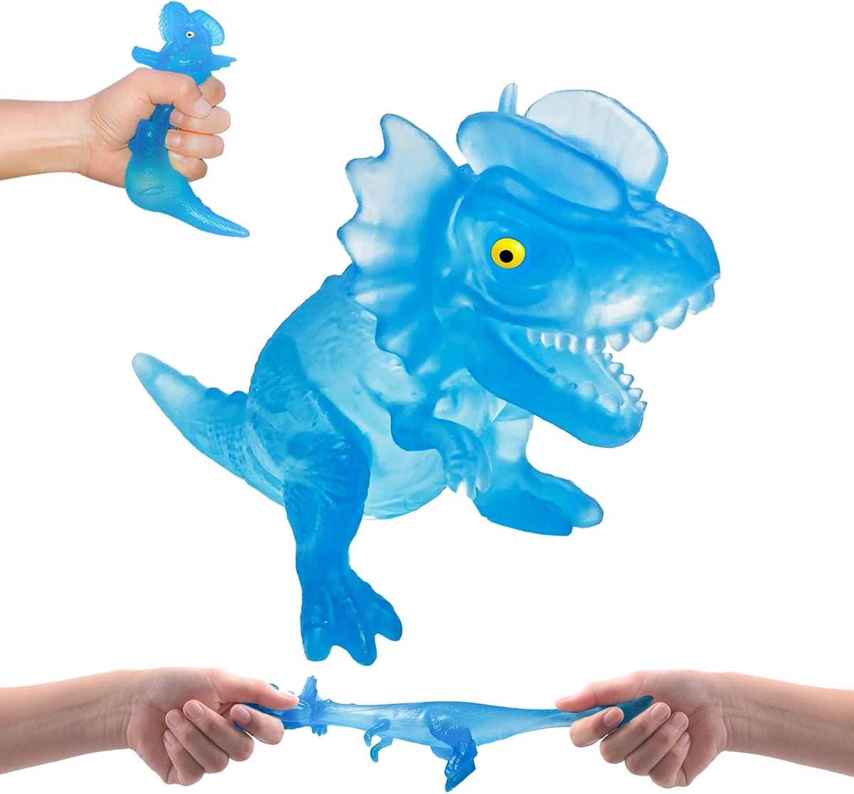 Sensory Dinosaur Squishy Fidget Toy, Soft Squeeze Dino