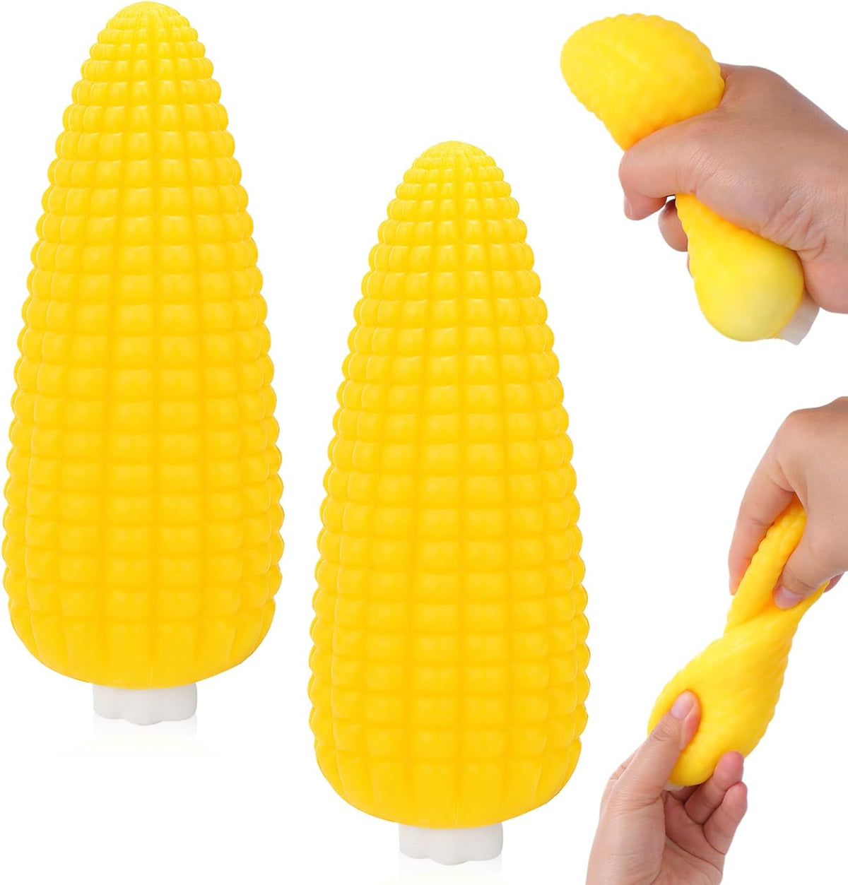 Mini Corn Squishy 2 Pack Soft Sensory Squeeze Toys