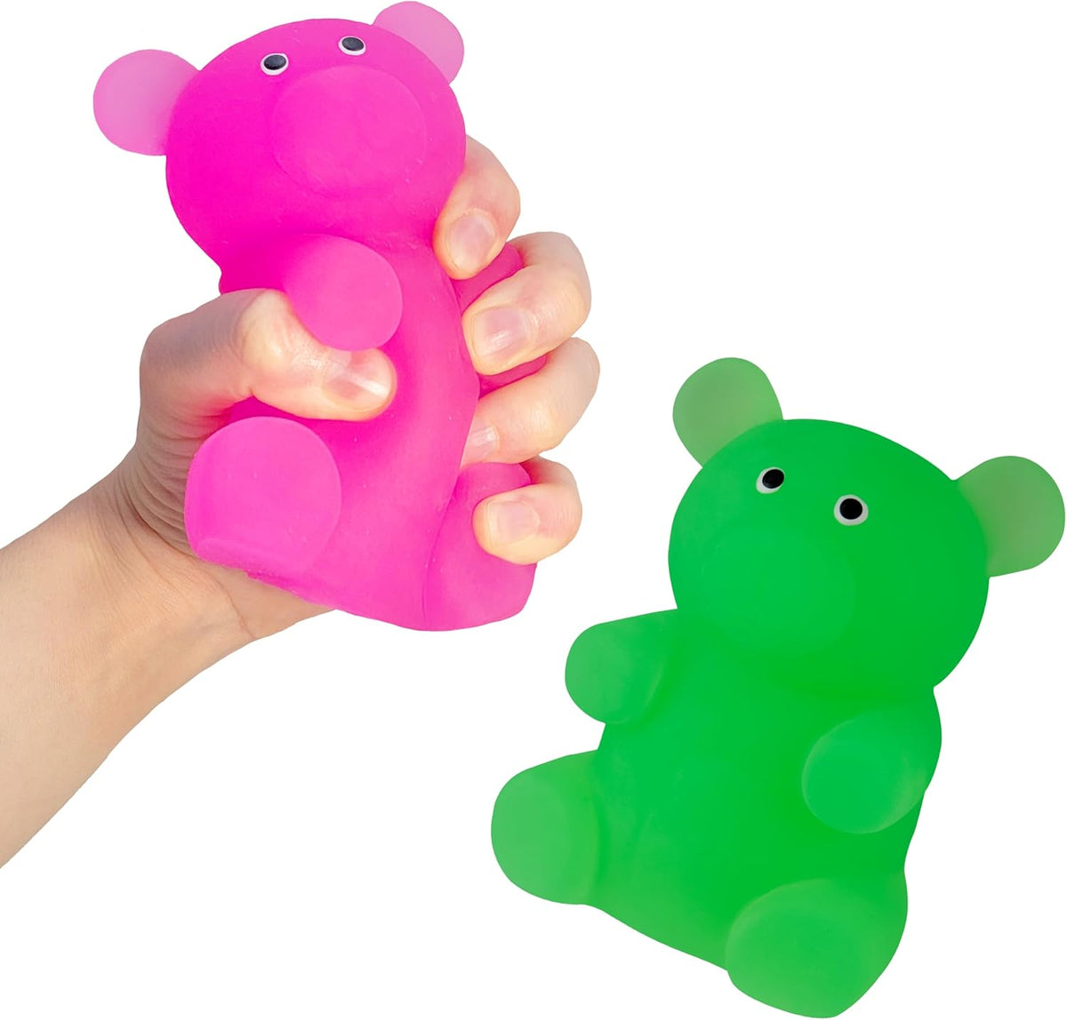 Stretchy Gummy Bear Squishy 2 Pack Jelly Squeeze Toys